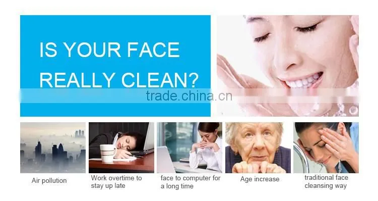 Mini deep clean ultrasonic skin scrubber