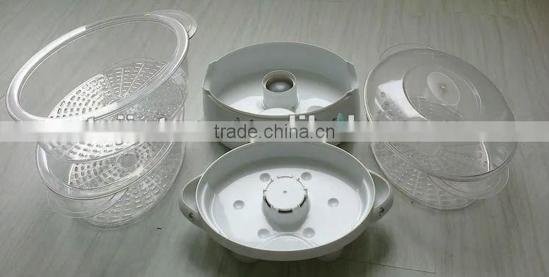 BPA free baby 2 layers food steamer