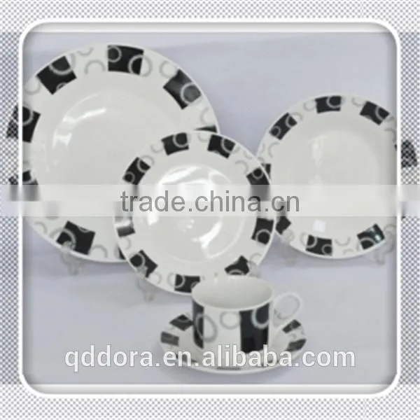 20pcs germany dinner set porcelain,Top quality novel porcelain opal dinnerware