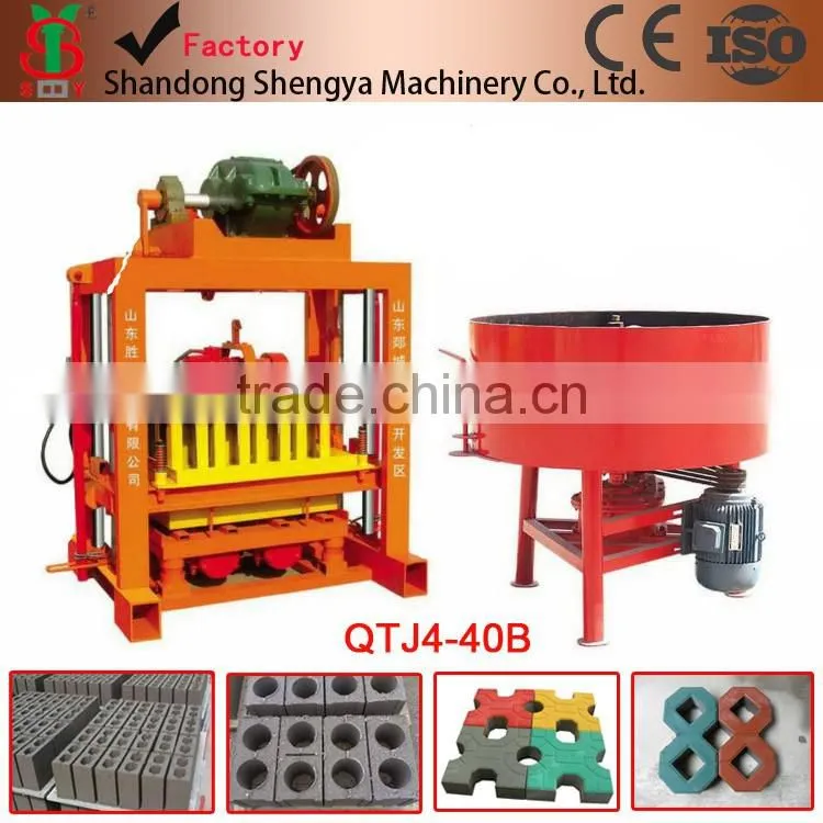 QT4-40 Hydraulic block making machine for sale With Vedio in Youtube