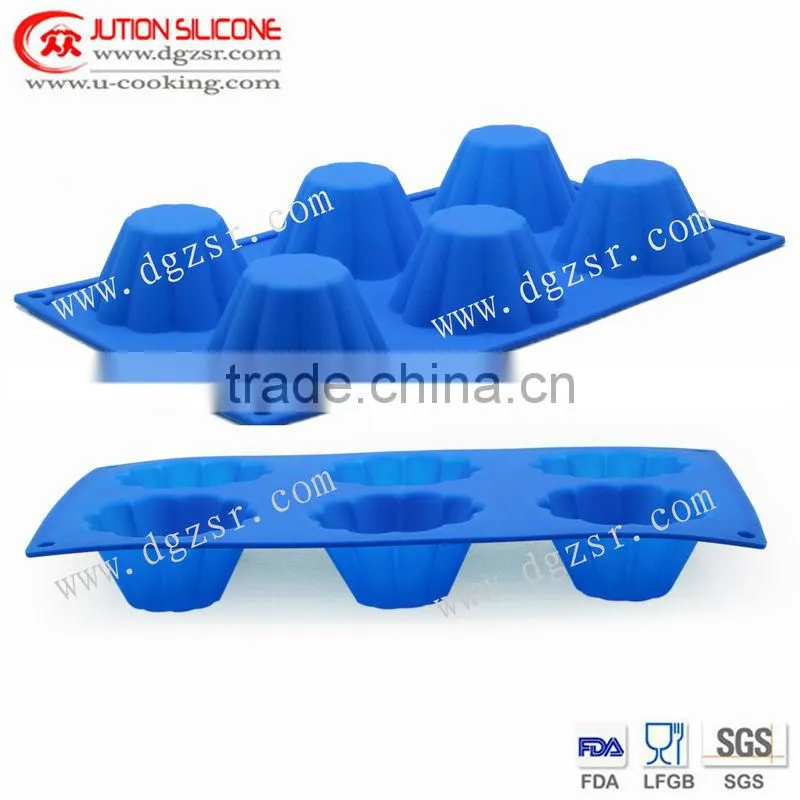 2013 nice design pliable silicone cake mold