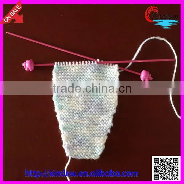 20cm animal head fancy aluminum knitting needles for children