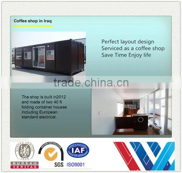 China supplier container prefab office container house hotel