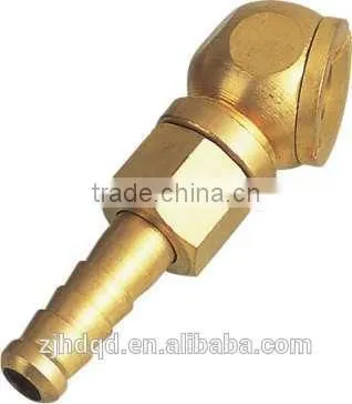 brass hose barb inflation nozzle