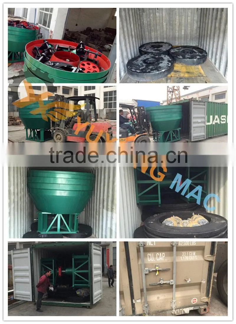 Simple maintenance 1400 gold grinding machine wet pan mill manufacturer