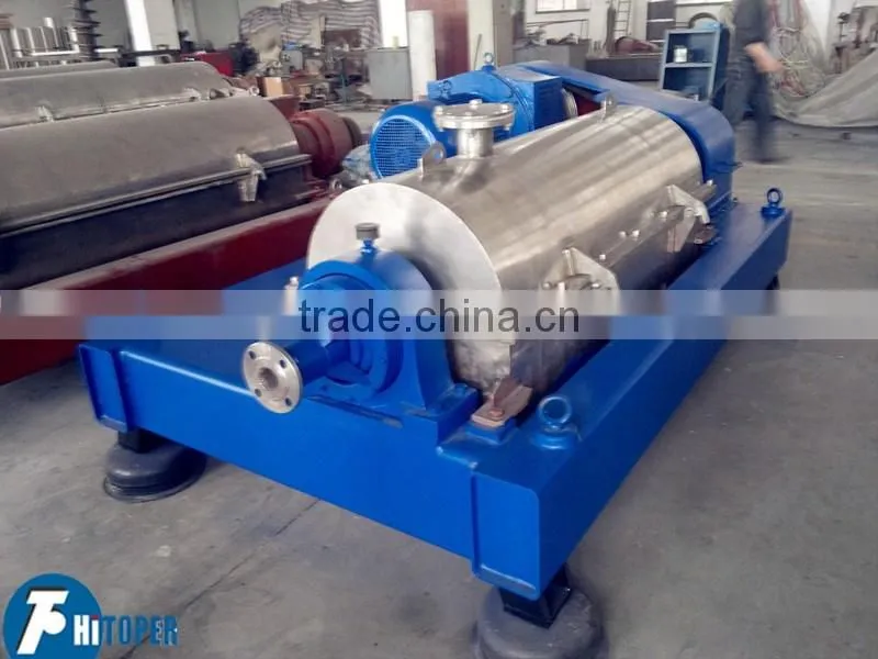 Decanter centrifuge to separate the liquid contain solid,continuours operation separator