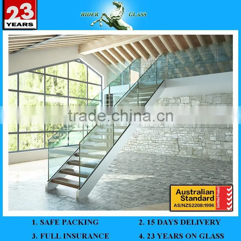 3-19mm Glass Stair Railing