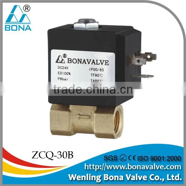 1/4'' normally closed plastic liquid solenoid valve ZCS-27P