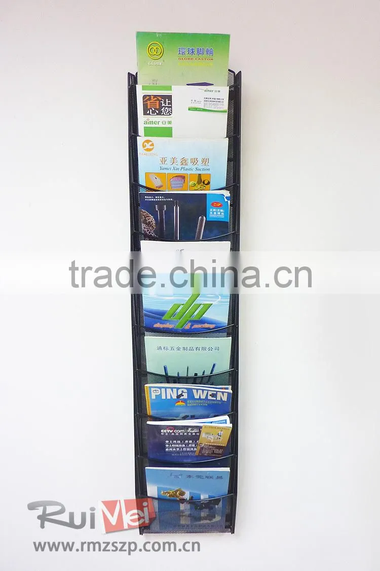 multi-level floor spinning literature display stand
