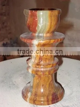 EXPORT QUALITY Modern style ONYX CANDLE HOLDERS STANDS