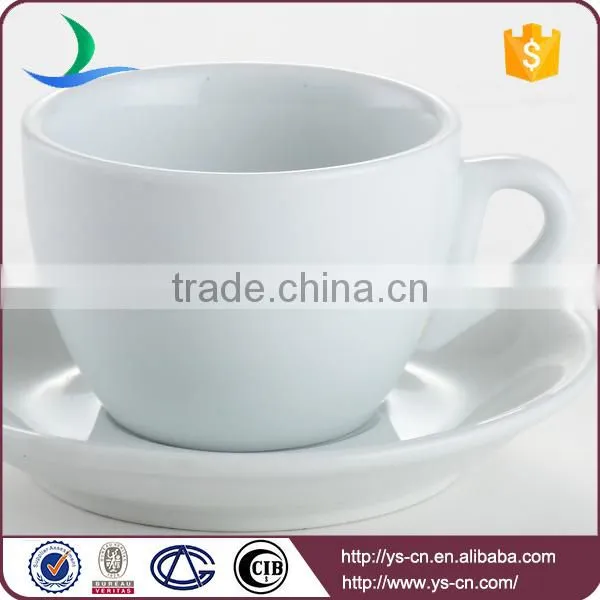 ISO90001 Certified wholesale ceramic cup and saucers Air condition refrigeration