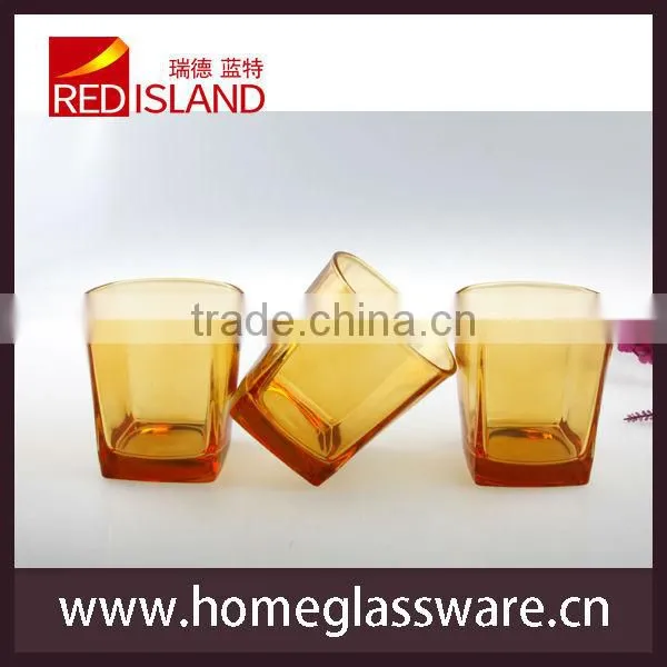 painted color tumbler glass beer cup