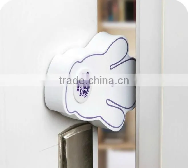 J301 palm door stopper for baby cute safety gate guard