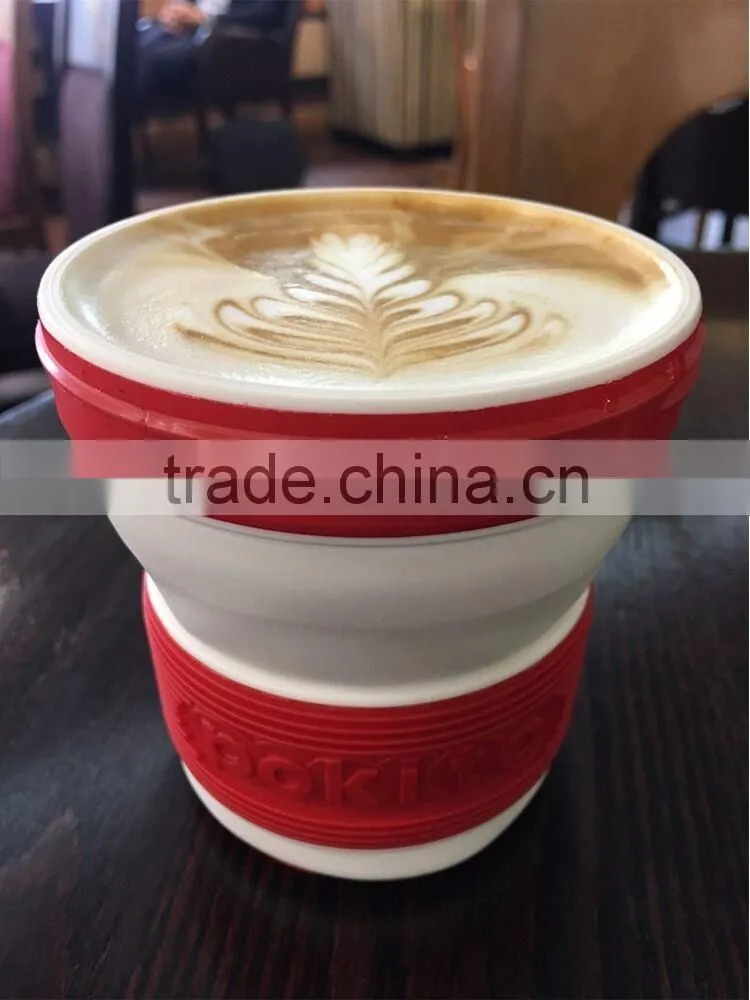 New Flexible High Quality Environmental Water Cup, Telescopic Coffee Cups, TPE Colorful Funny Useful Coffee Mugs For Wholesale