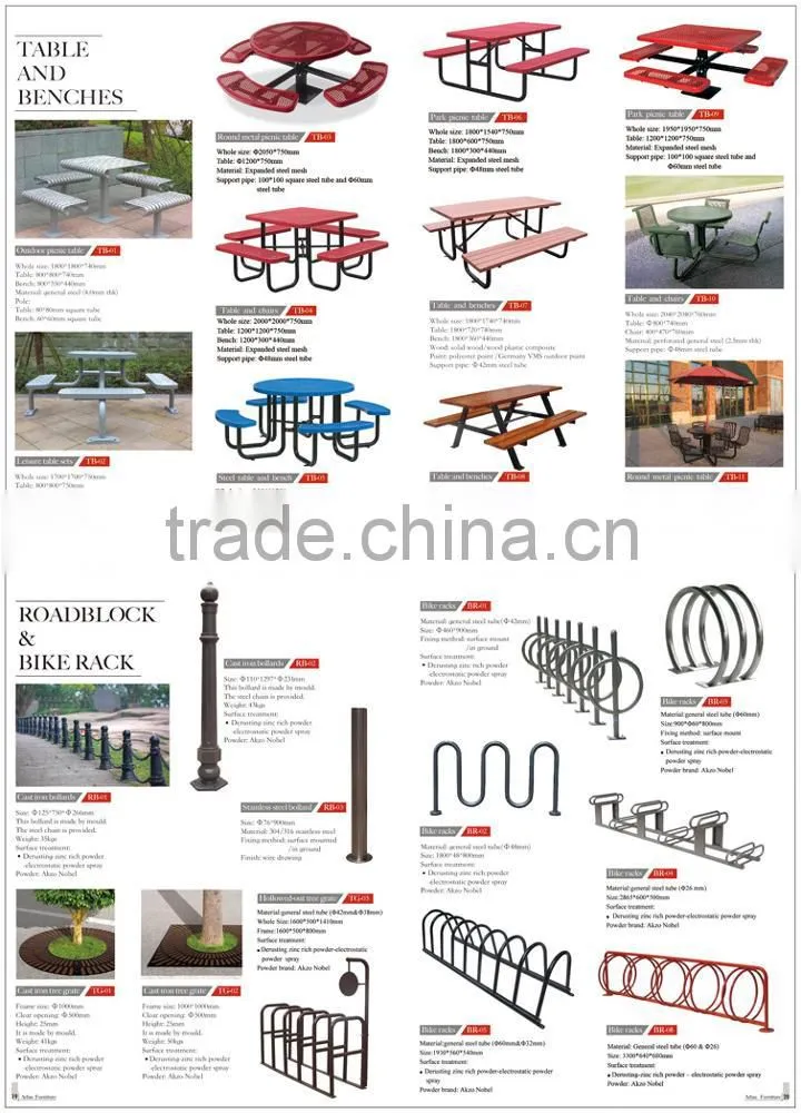 Arlau galvanized steel wall mount bike rack