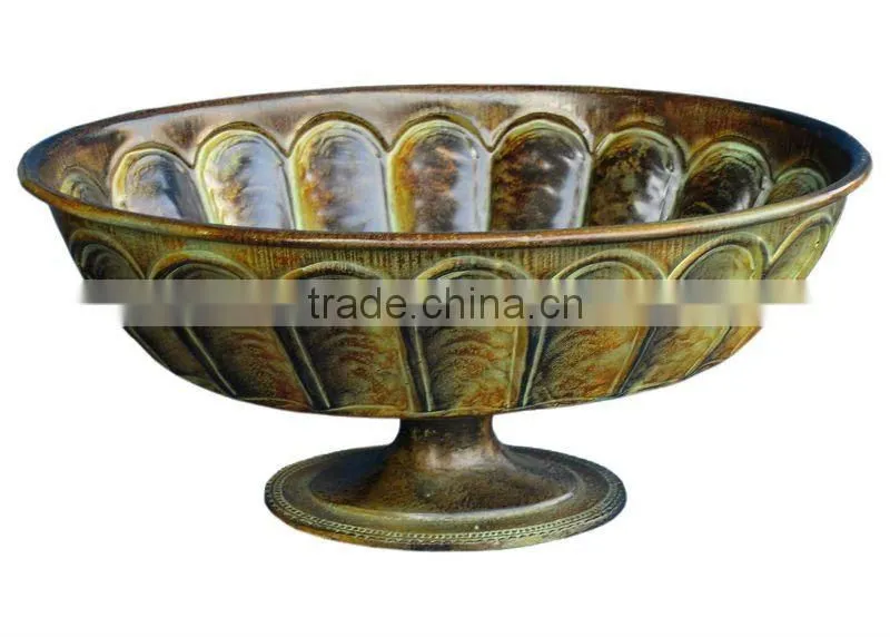 Metal Bowls, Garden Bowls Planters, Table Top Bowls