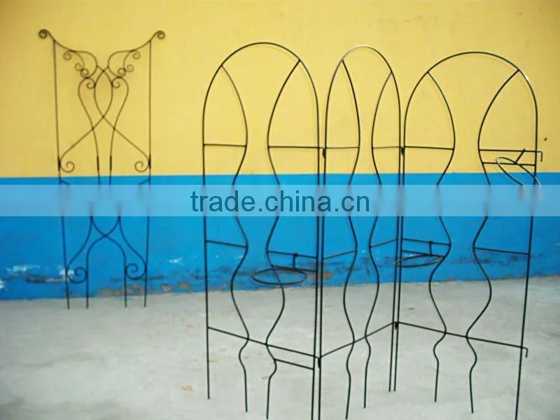 wrought iron trellis