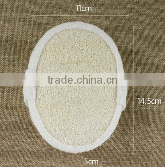 100% organic Natural Oval shape Loofah Luffa Loofa Bath Sponge