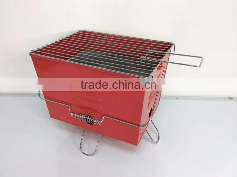 Hot Sales Colorful Outdoor Mini Charcoal Bucket Portable BBQ Grill for Camping