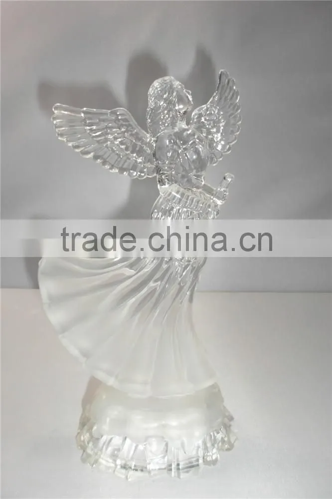 Lovely Acrylic led christmas angel for party decoration