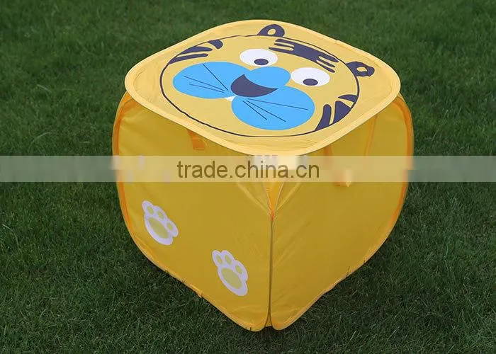 2014 Newest Polyester Cartoon Laundry Hamper For Storage