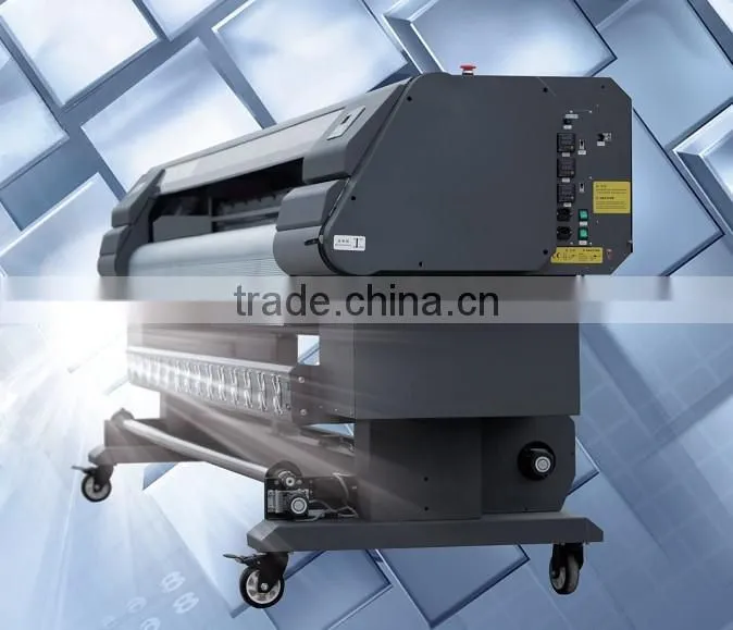 fast speed and high resolution solvent inkjet printer with 4 printhead for leather