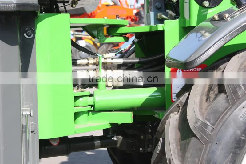 4WD tractor HZM 908 cheap wheel loader price chinese wheel loader without cabin for sale