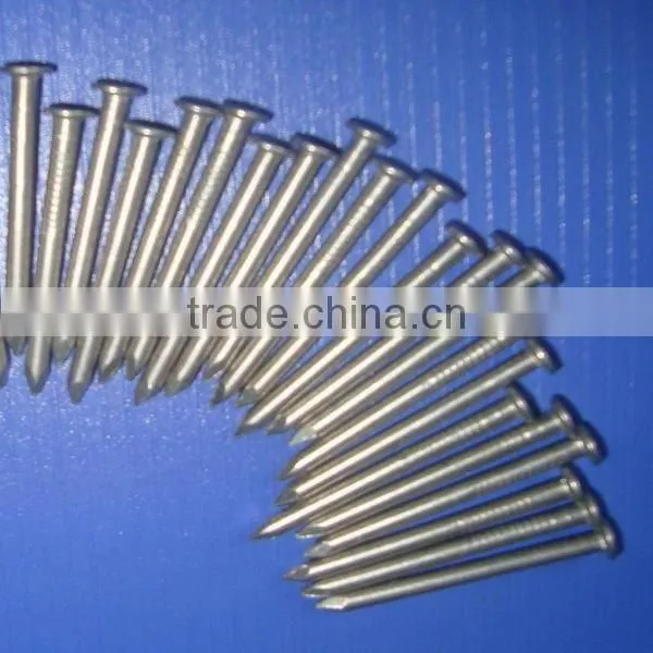 Flat head aluminum nails