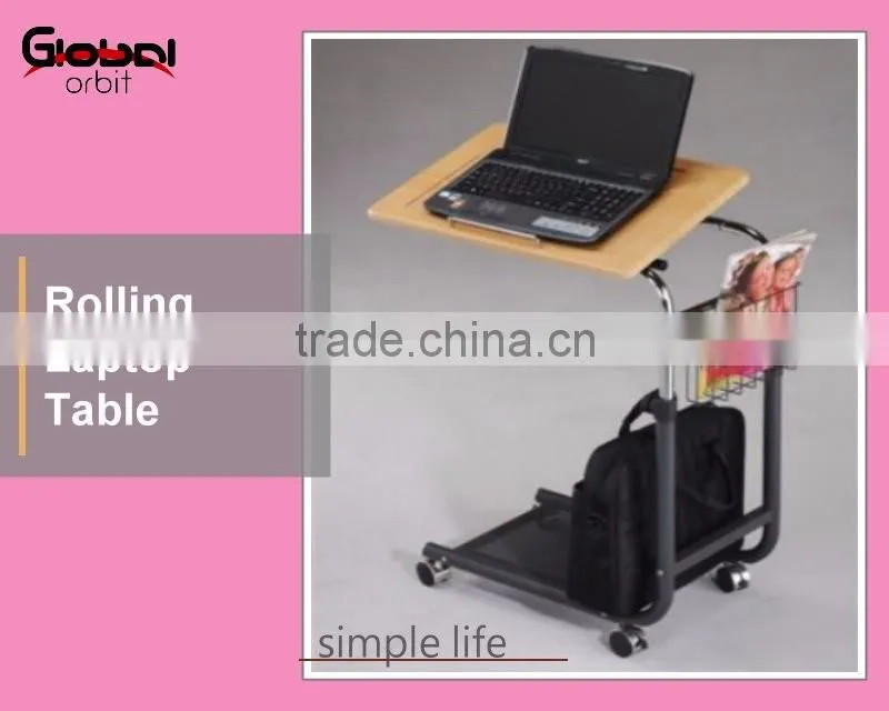 Function Sofa Bedside Wooden Swivel Adjustable Foldable Laptop Table