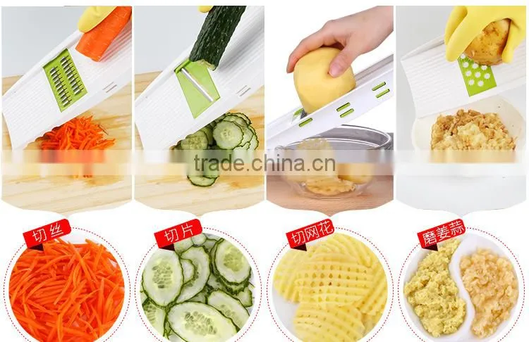 CKO02- Amazon hot sale Multi-use 7 pcs plastic peeler set