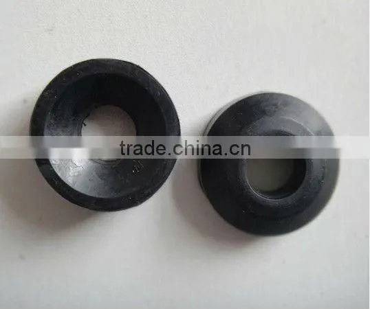 The brake rubber parts with different sizes and colors