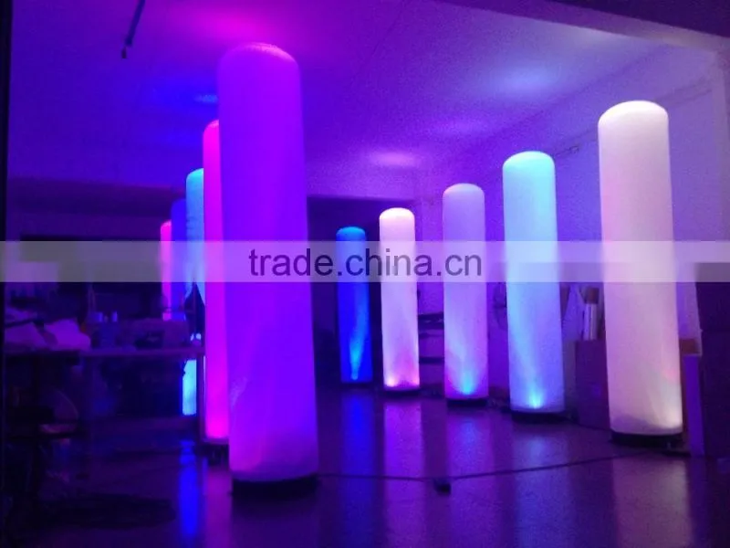 New products advertising led lighting pillar inflatable in good quality