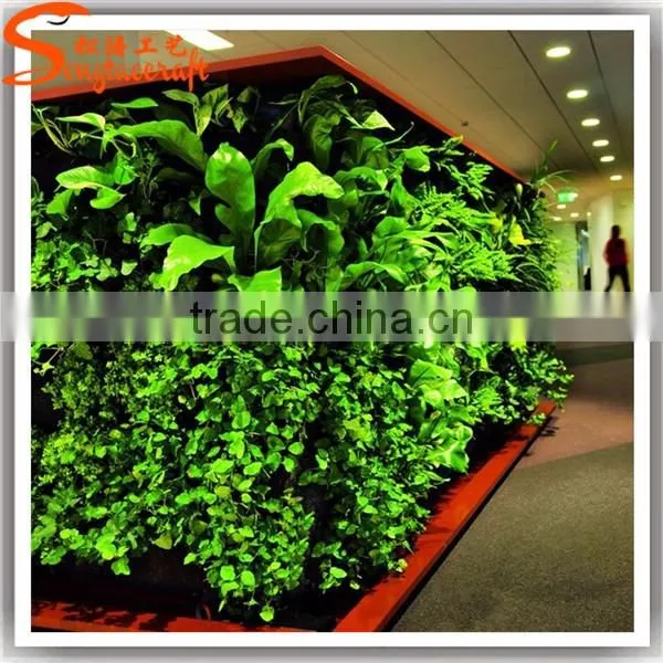 Quality artificial grass wall hot sale artificial green walll vertical artificial grass wall garden decoration for sale