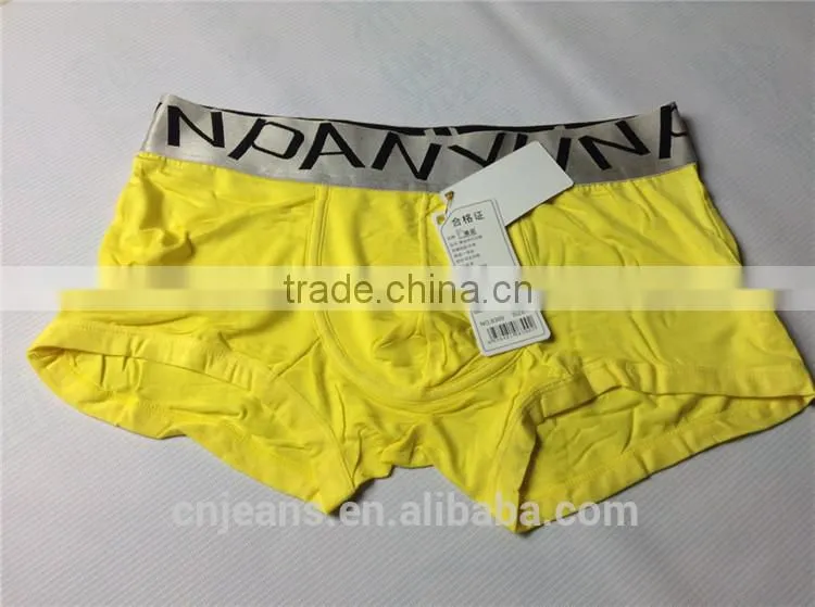 GZY 2016 top design mens cotton boxer brief in stock