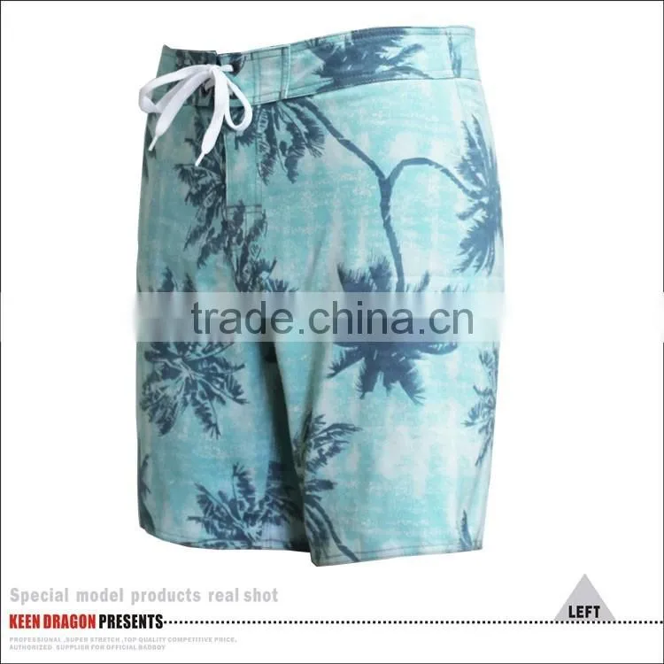 Polyester Cotton Spandex Material Short Swim Shorts Wholesale Custom Printing