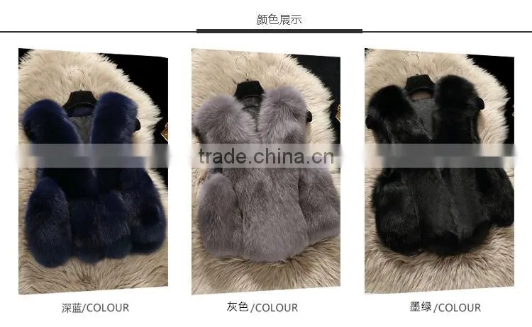 High quality hot sales type fur 100% Real Fox Fur short Vest Jacket Gilet Waistcoat Coat Fashion Warm Ladies