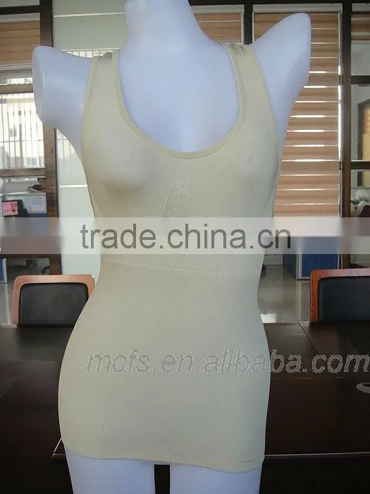 Elastic hot shapes tight underwear nude seamless women's full body shaper