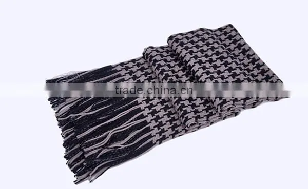 Mixed stitching colors new arrival 8 color choice hot sale fashion popular china supplier men plaid scarfs