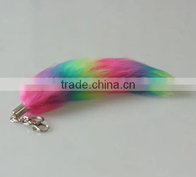 Wholesale fox tail American raccoon tail fur tail pendant whole
