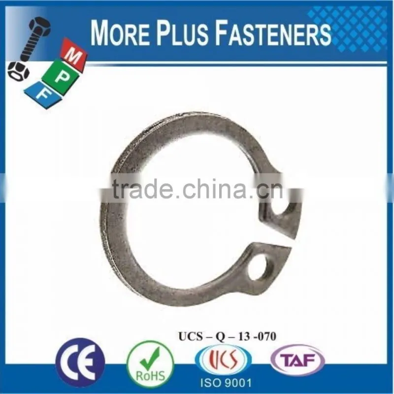 Made in Taiwan Stainless Steel External Circlips Metric Inverted External Circlip Basic External Circlip Metric