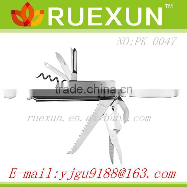 wooden handle stainless steel pocket knife