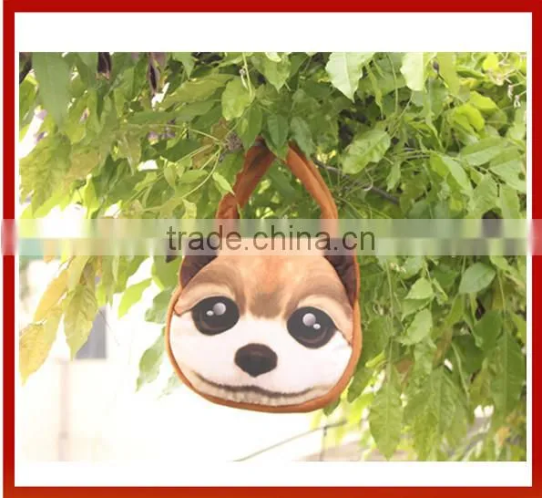 Lovely New Animal Shaped Handbag Vintage Shopping Handbags /3D Cat Bag Handbag For Woman / Cute Cat Plush Lady Bag