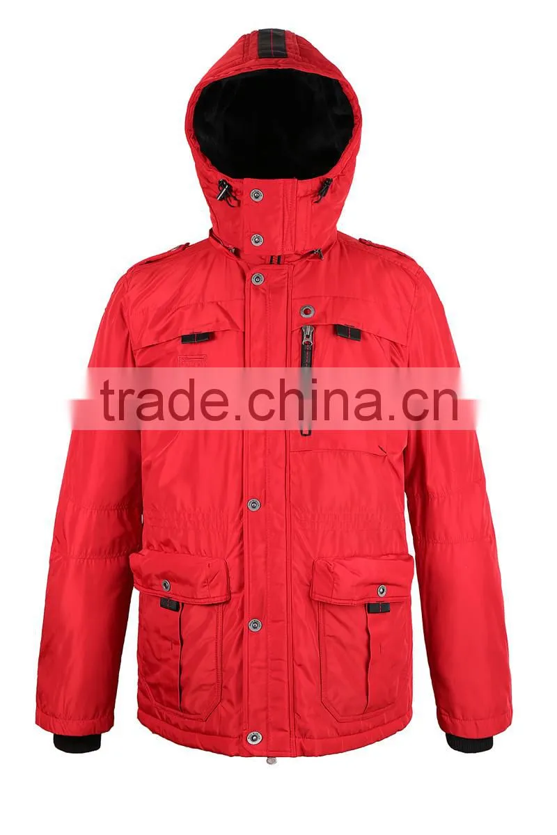 waterproof and windproof mens' padded winter super warm jacket
