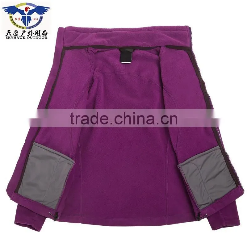 Keep Warm Customized Plain Varsity Women Snow Jacket Wholesale