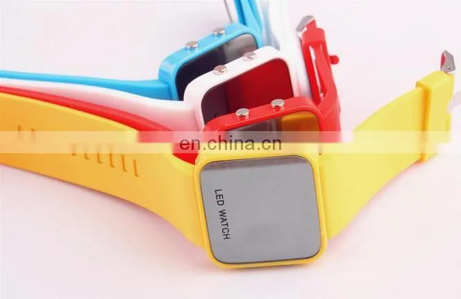GODBEAD Super Touch Screen Electronics Women Watches Silicone Watch Soft Watchband Square Shape Big Display