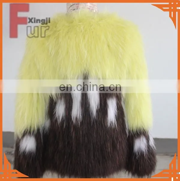 raccoon dog fur coat