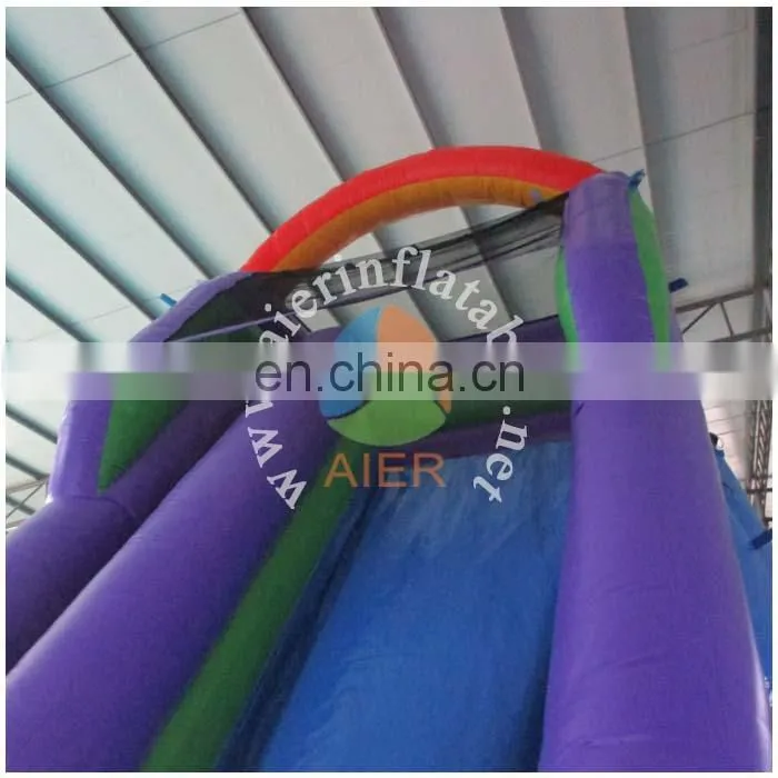 Hot sale long outdoor inflatable slide/ inflatable water slide clearance for child and adult