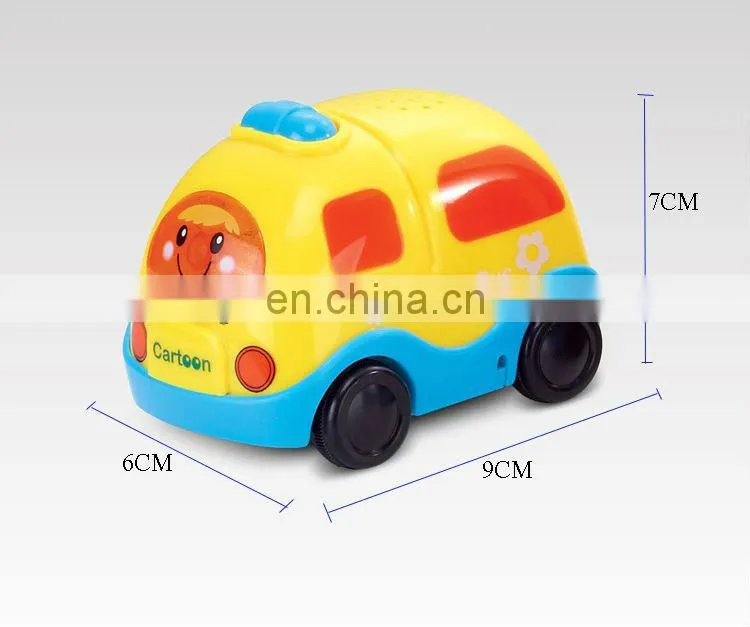 6 pcs newest kids cartoon plastic toy wind up car