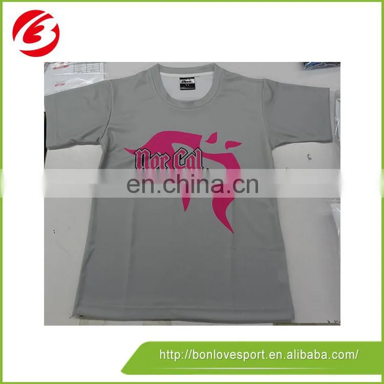 Digital print high quality plain t-shirt