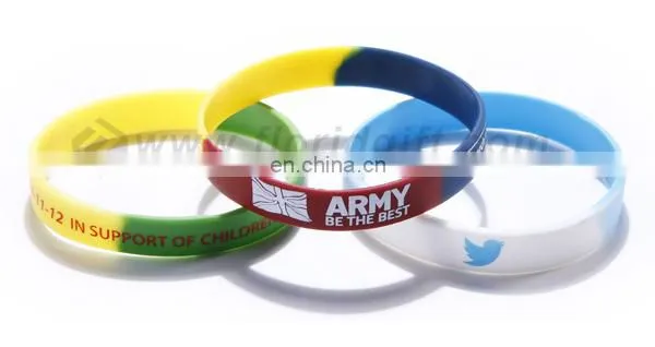 cheap custom silicone writband with silicone bracelet